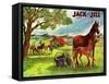 Horses - Jack and Jill, June 1946-Virginia Mann-Framed Stretched Canvas