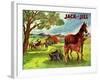 Horses - Jack and Jill, June 1946-Virginia Mann-Framed Giclee Print