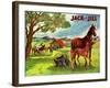 Horses - Jack and Jill, June 1946-Virginia Mann-Framed Giclee Print