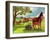 Horses - Jack & Jill-Virginia Mann-Framed Giclee Print