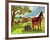 Horses - Jack & Jill-Virginia Mann-Framed Giclee Print