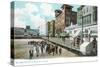 Horses on Beach, Atlantic City, New Jersey-null-Stretched Canvas