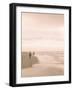 Horses on the Beach Crop-Nathan Larson-Framed Photographic Print