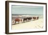 Horses on the Beach-Kathy Mansfield-Framed Photographic Print