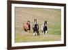 Horses on the Hill Side-Terry Eggers-Framed Photographic Print