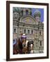 Horses Outside of the Church of the Spilled Blood, St. Petersburg, Russia-Kymri Wilt-Framed Photographic Print