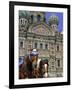 Horses Outside of the Church of the Spilled Blood, St. Petersburg, Russia-Kymri Wilt-Framed Photographic Print