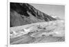 Horses Packing Silver Ore across Glacier-H.H. Ives-Framed Photographic Print