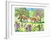 Horses Pals-Jennifer Zsolt-Framed Giclee Print