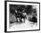 Horses Pulling an MG Up a Hill, C1936-null-Framed Photographic Print