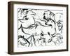 Horses Run II-June Vess-Framed Art Print