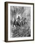 Horses Running the Gauntlet of the Guns, 1917-Howard K. Elcock-Framed Art Print