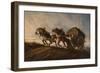 Horses Straining at a Load, 1864-Charles Verlat-Framed Giclee Print