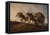 Horses Straining at a Load, 1864-Charles Verlat-Framed Stretched Canvas