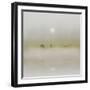 Horses Through the Mists-Adrian Campfield-Framed Photographic Print