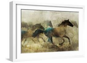 Horses, Wild and Free-Ken Roko-Framed Premium Giclee Print