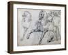 Horses-Théodore Géricault-Framed Giclee Print