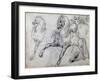 Horses-Théodore Géricault-Framed Giclee Print