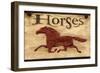 HORSES-R NOBLE-Framed Art Print