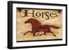 HORSES-R NOBLE-Framed Art Print