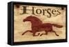 HORSES-R NOBLE-Framed Stretched Canvas