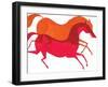 Horses-A Richard Allen-Framed Giclee Print