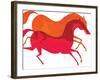 Horses-A Richard Allen-Framed Giclee Print