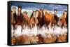 Horses-Trends International-Framed Stretched Canvas