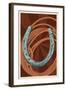 Horseshoe and Rope-Lantern Press-Framed Art Print