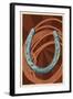 Horseshoe and Rope-Lantern Press-Framed Art Print