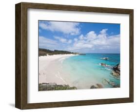 Horseshoe Bay Beach, Bermuda, Central America-Michael DeFreitas-Framed Photographic Print