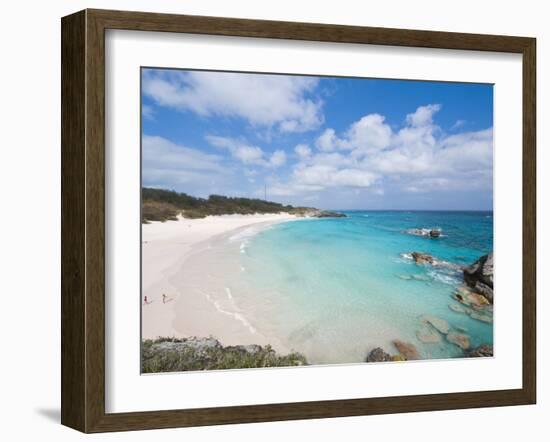 Horseshoe Bay Beach, Bermuda, Central America-Michael DeFreitas-Framed Photographic Print