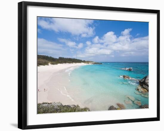 Horseshoe Bay Beach, Bermuda, Central America-Michael DeFreitas-Framed Photographic Print