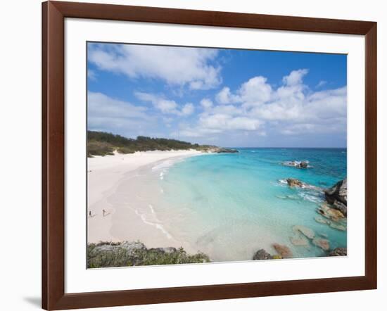 Horseshoe Bay Beach, Bermuda, Central America-Michael DeFreitas-Framed Photographic Print