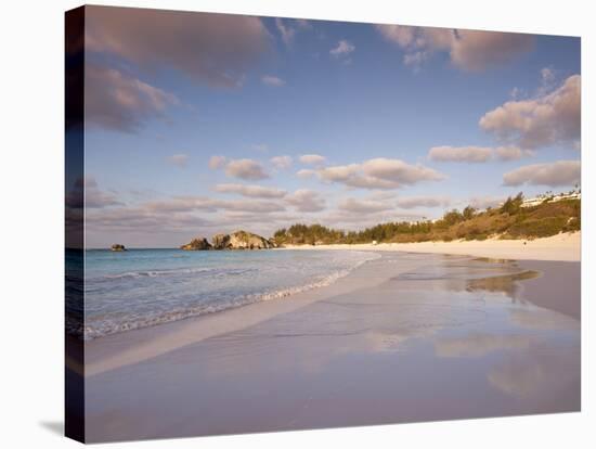 Horseshoe Bay Beach, Bermuda, Central America-Michael DeFreitas-Stretched Canvas