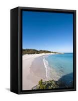 Horseshoe Bay Beach, Bermuda, Central America-Michael DeFreitas-Framed Stretched Canvas