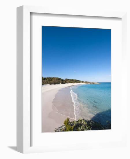 Horseshoe Bay Beach, Bermuda, Central America-Michael DeFreitas-Framed Photographic Print