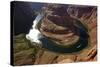 Horseshoe Bend, 1000 Ft. Drop to Colorado River-David Wall-Stretched Canvas