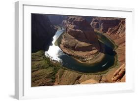 Horseshoe Bend, 1000 Ft. Drop to Colorado River-David Wall-Framed Photographic Print