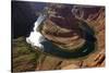 Horseshoe Bend, 1000 Ft. Drop to Colorado River-David Wall-Stretched Canvas