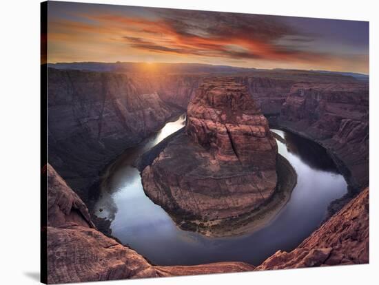 Horseshoe Bend 2-Moises Levy-Stretched Canvas