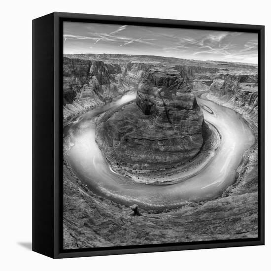 Horseshoe Bend BW 2 of 3-Moises Levy-Framed Stretched Canvas