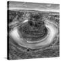 Horseshoe Bend BW 2 of 3-Moises Levy-Stretched Canvas