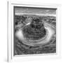 Horseshoe Bend BW 2 of 3-Moises Levy-Framed Photographic Print