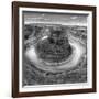 Horseshoe Bend BW 2 of 3-Moises Levy-Framed Photographic Print