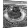 Horseshoe Bend BW 2 of 3-Moises Levy-Mounted Photographic Print