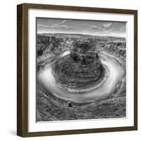 Horseshoe Bend BW 2 of 3-Moises Levy-Framed Photographic Print