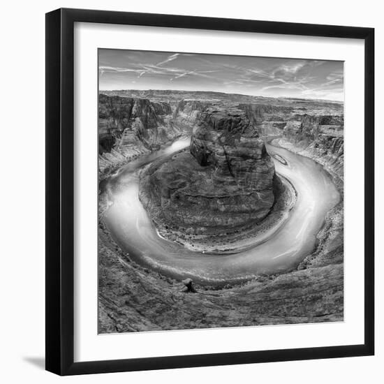 Horseshoe Bend BW 2 of 3-Moises Levy-Framed Photographic Print