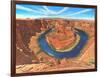 Horseshoe Bend Colorado River Arizona-Richard Harpum-Framed Art Print