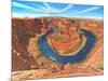 Horseshoe Bend Colorado River Arizona-Richard Harpum-Mounted Art Print